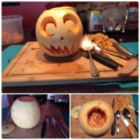 halloween pumpkin melon